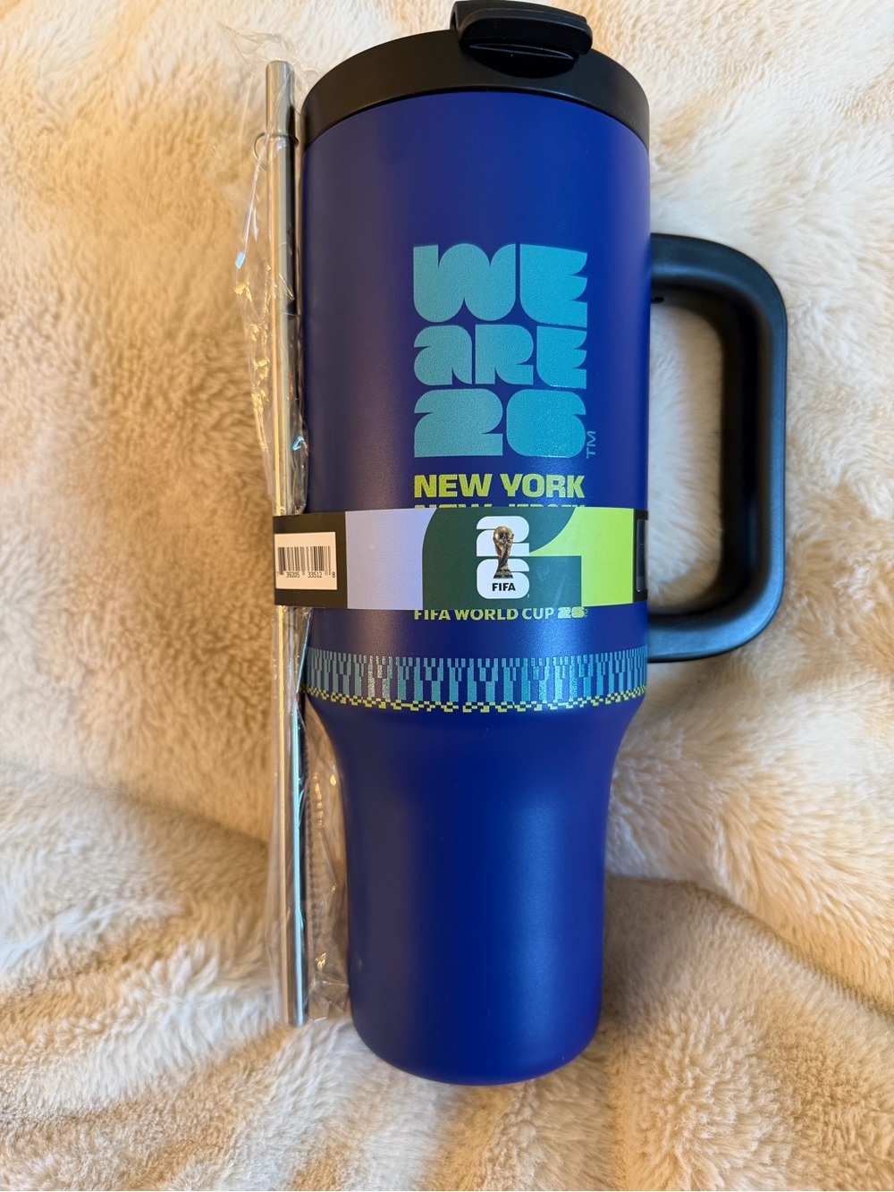 FIFA World Cup 2026 New York Blue Travel Mug with Handle
